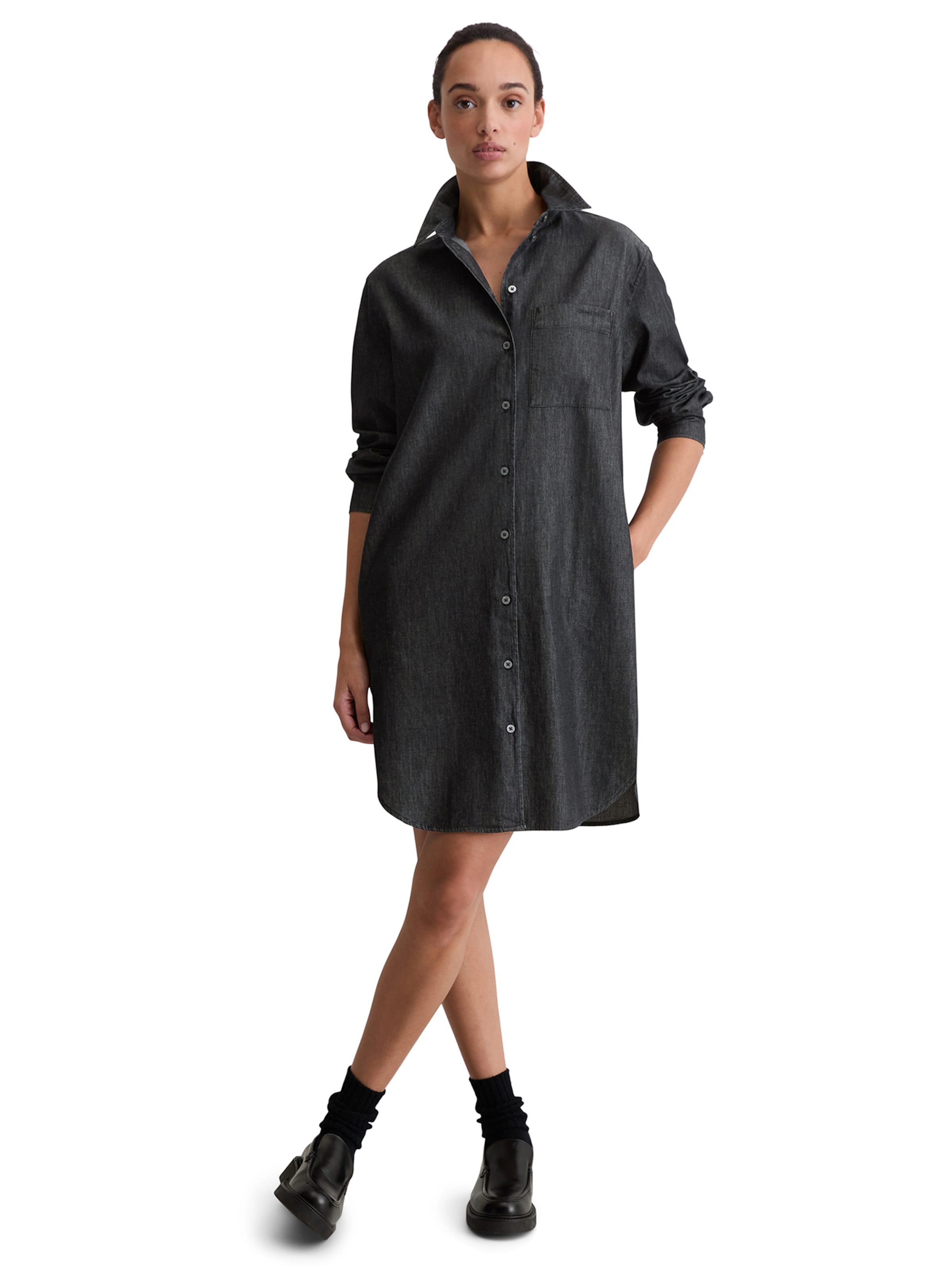 Abito camicia di Marc O'Polo in nero