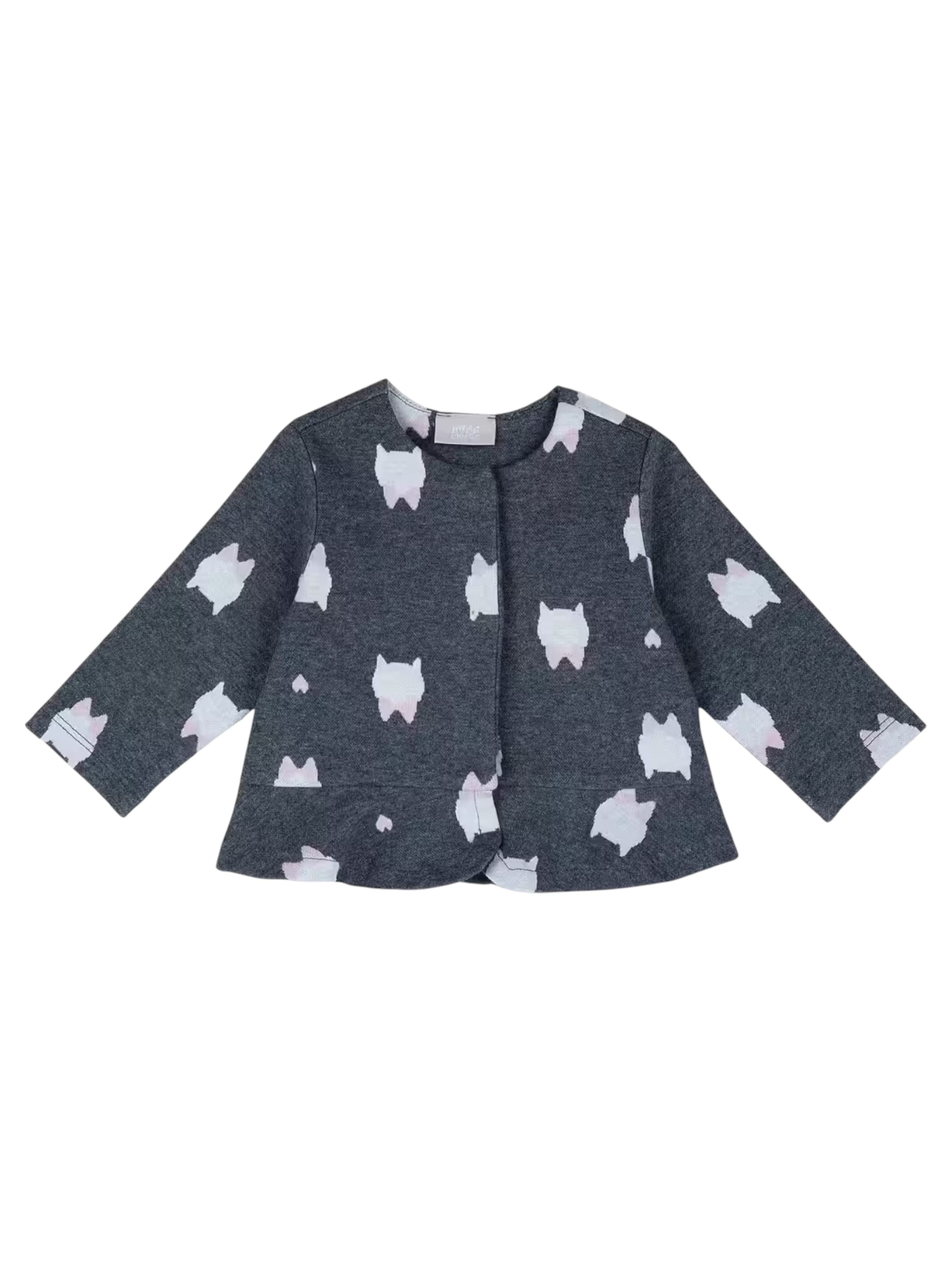 Chicco Strickjacke in Grau: Vorderseite