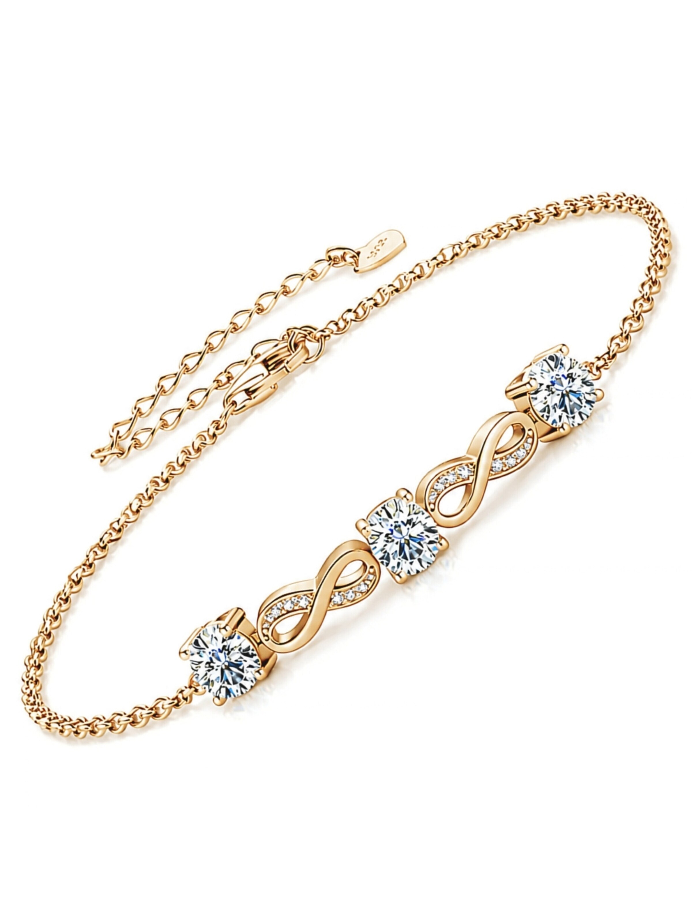 Bracelet 'INFINITY 14K GOLD' UNIQAL en or