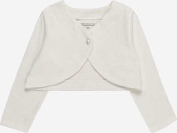 Cardigan STACCATO en blanc : devant