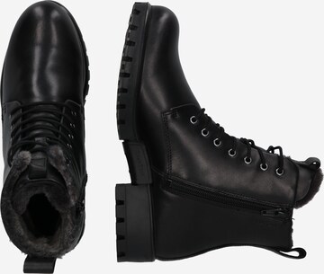 ECCO - Botines con cordones en negro