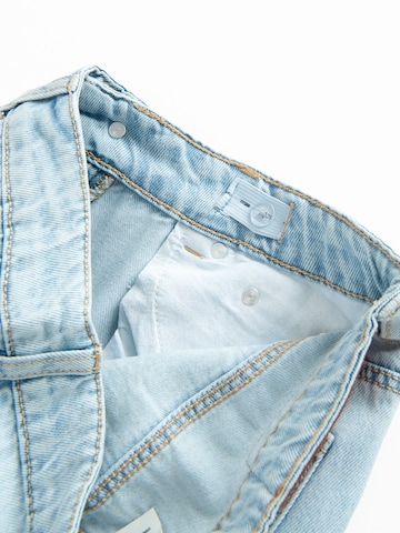 NoWear Wide Leg Jeans i blå