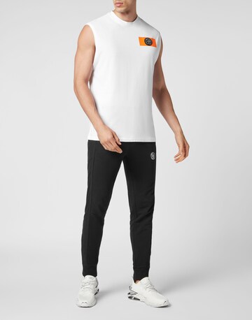 T-Shirt Plein Sport en blanc