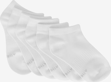 Athlecia Athletic Socks 'Daily' in White: front