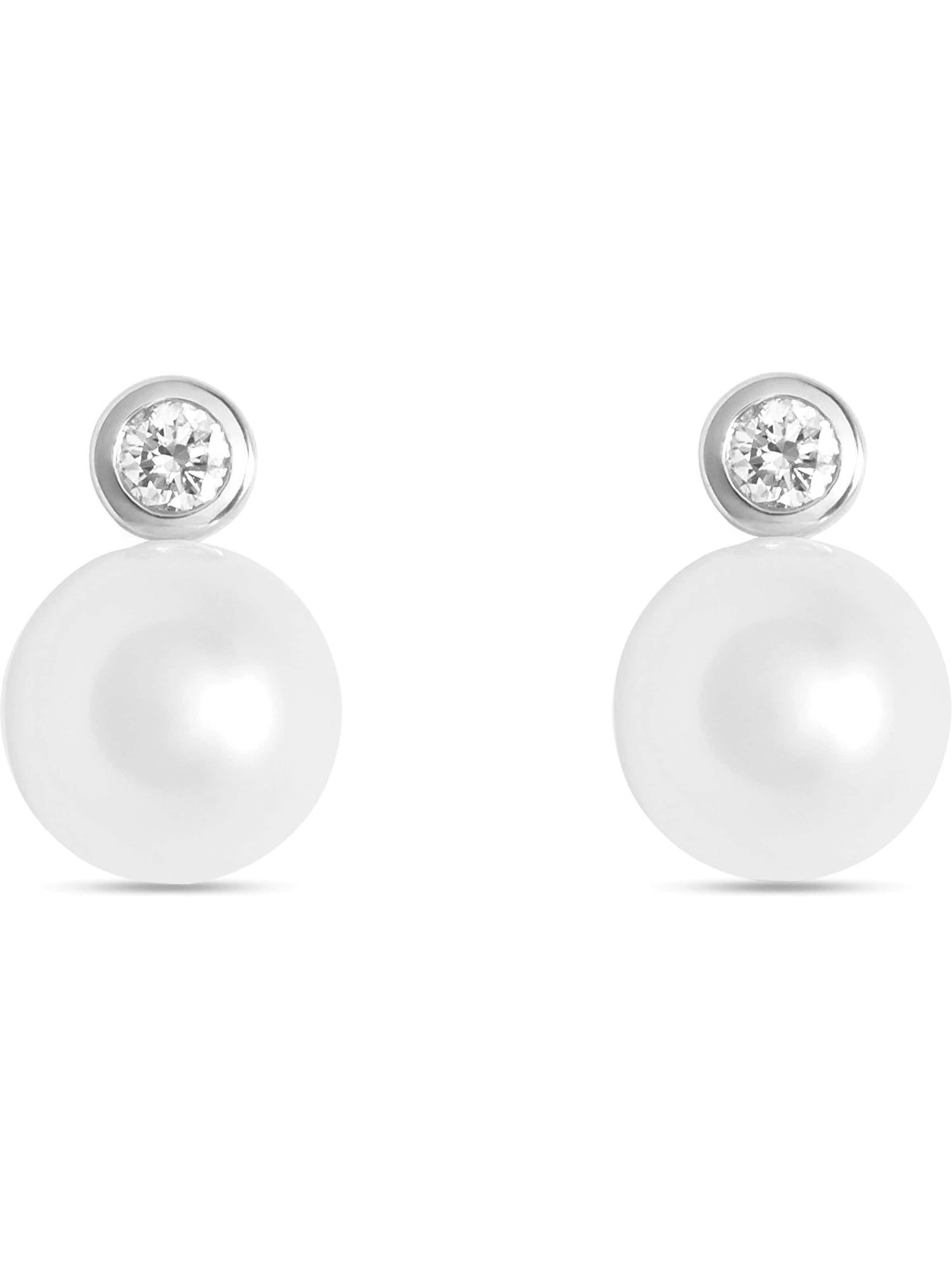 YAMŌKO Ohrringe in Weiß: Vorderseite