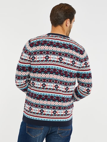 Threadbare Knit cardigan 'Iceland' in Blue