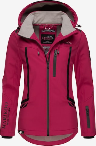 MARIKOO Winter Jacket in Red: front