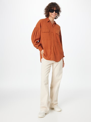 OUI Bluse in Orange