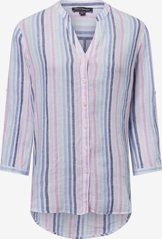 Franco Callegari Leinenbluse ' ' in Pink: Vorderseite