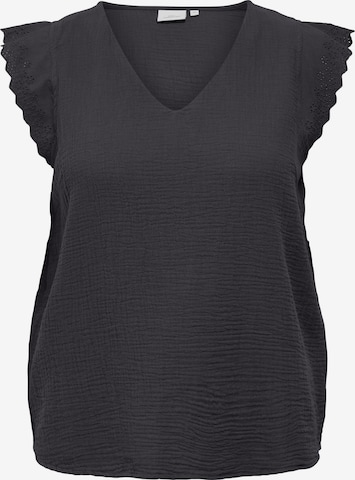 Chemisier 'CARThyra' ONLY Carmakoma en noir : devant