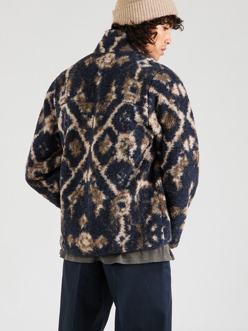 Abercrombie & Fitch Fleece jas in Blauw