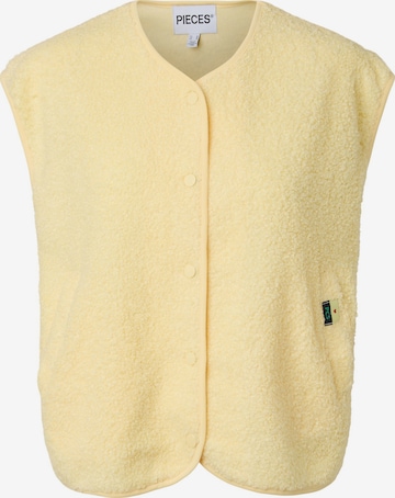 PIECES Vest 'PCKATTY' in Yellow: front