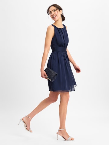 SWING Cocktail Dress in Blue: front