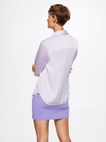 MANGO Bluse 'Ideale' i lilla