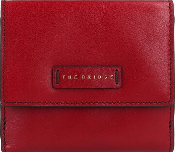 The Bridge Wallet 'Leda ' in Red: front