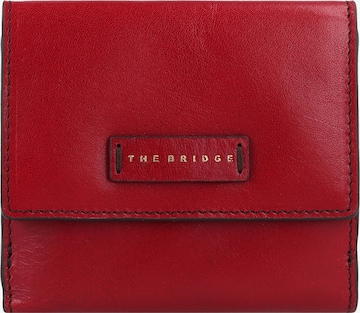 The Bridge Wallet 'Leda ' in Red: front