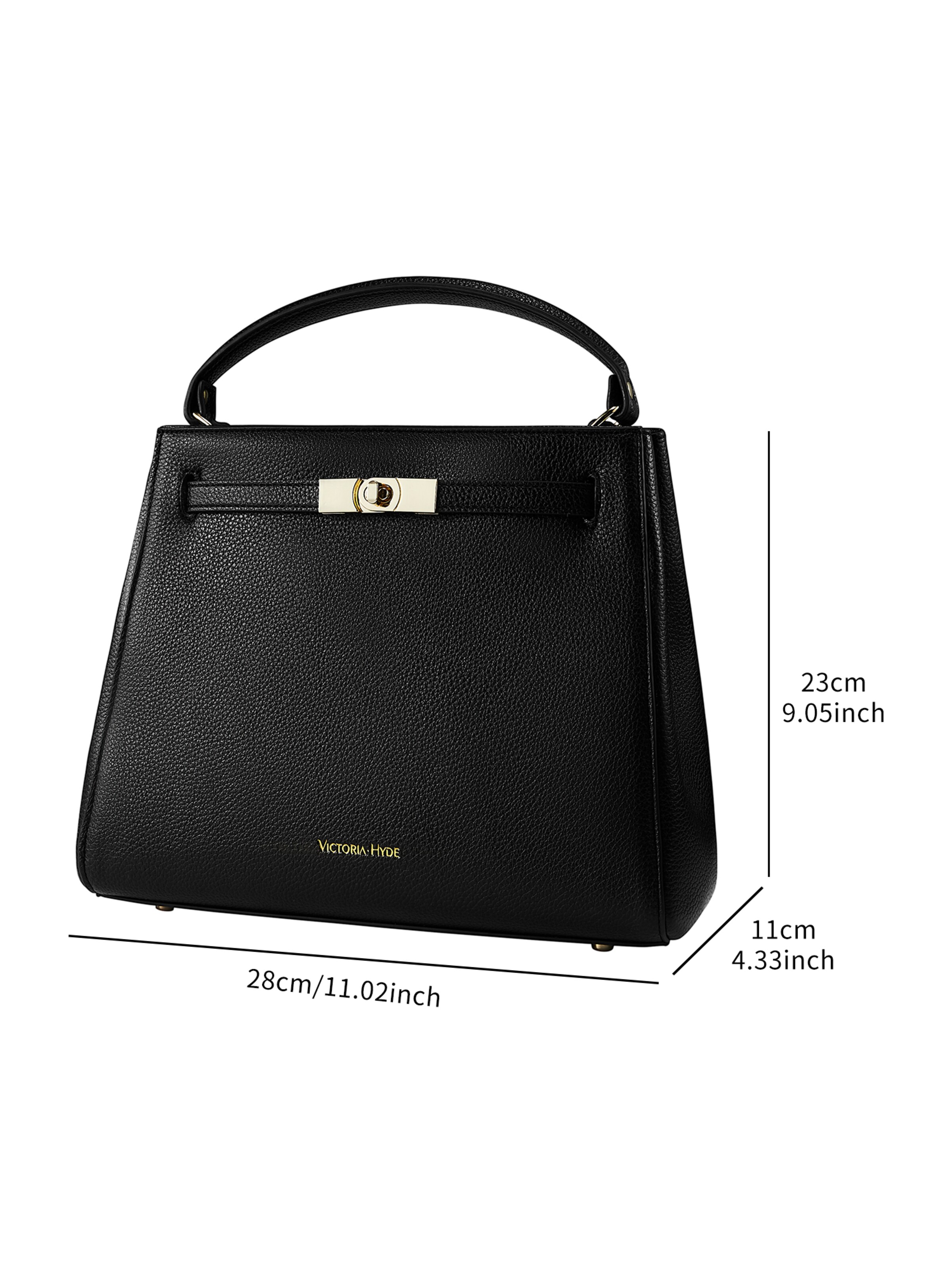 Borsa a mano 'Victoria III' di Victoria Hyde in nero