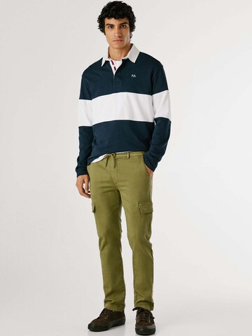 Pepe Jeans Slimfit Cargohose 'GYMDIGO' in Grün
