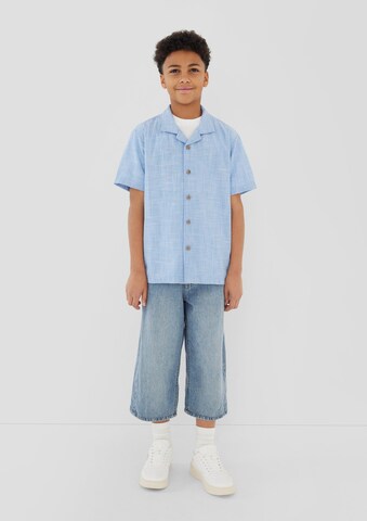 Coupe regular Chemise s.Oliver en bleu : devant