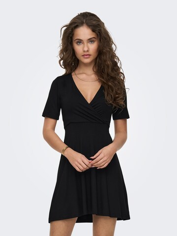 ONLY Letní šaty 'VERONA' – černá: přední strana