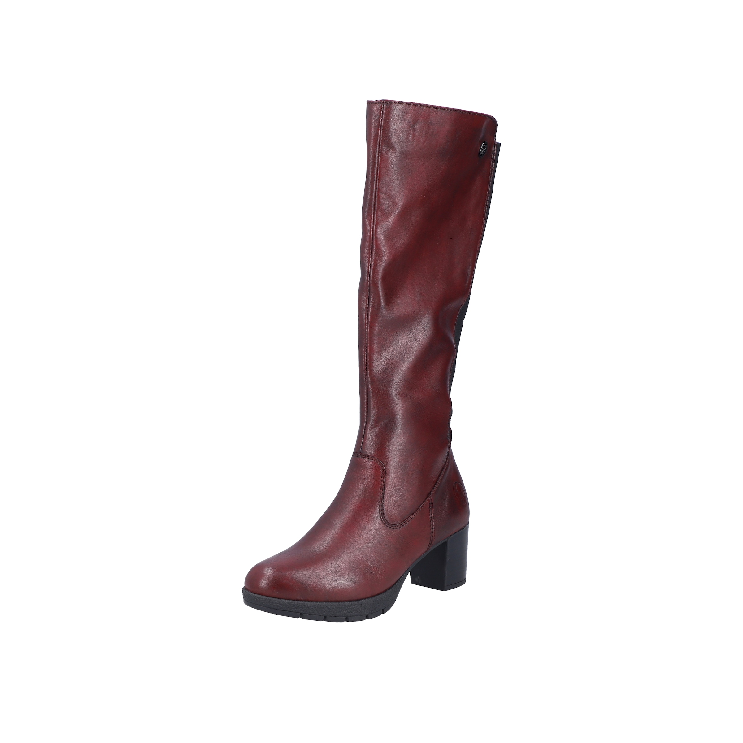 Rieker Bottes en rouge foncé, Vue avec produit