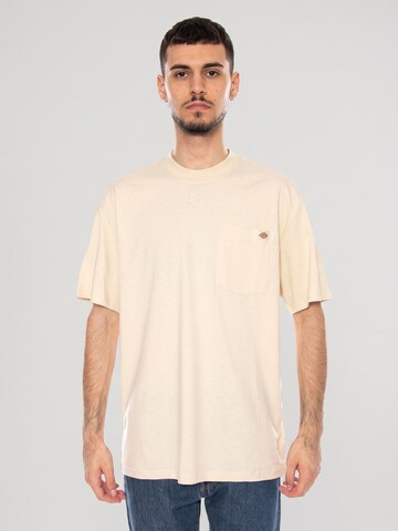 T-Shirt 'LURAY' DICKIES en beige : devant