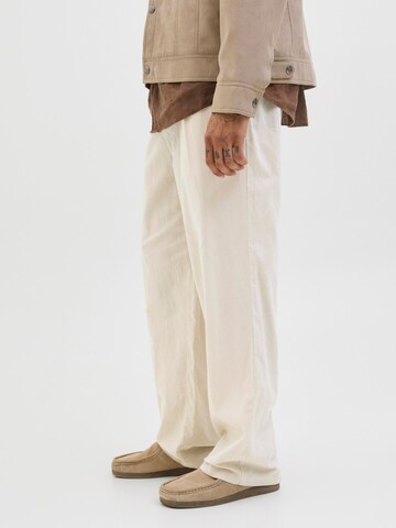 JACK & JONES - Pierna ancha Pantalón en beige