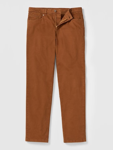 Hiltl Regular Jeans 'Dude - Casual Gabardine' in Brown: front