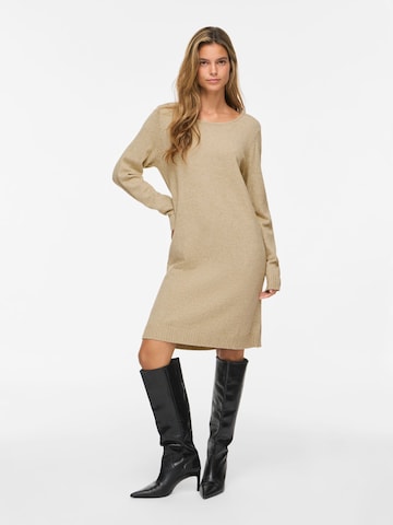 Robes en maille 'RIL ' VILA en beige