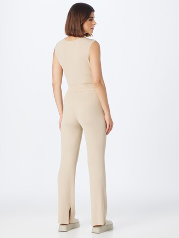 DRYKORN Flared Trousers 'ZONE' in Beige