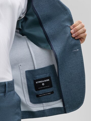 STRELLSON Slim fit Blazer 'Acon' in Blue