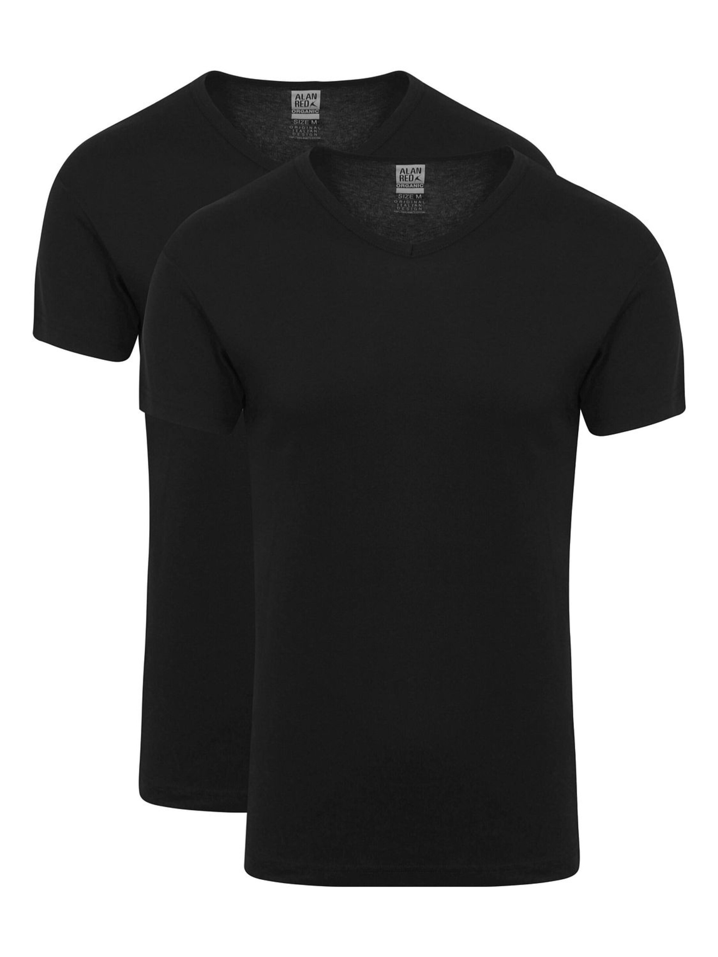 alan red Shirt 'Vancouver'‌‌‌‌‌‌‌ in Schwarz: Vorderseite