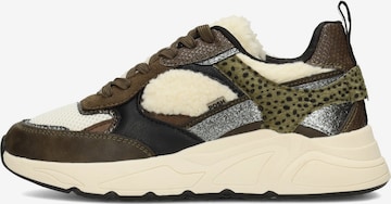 POSH by Poelman Sneakers laag 'CARO' in Groen: voorkant