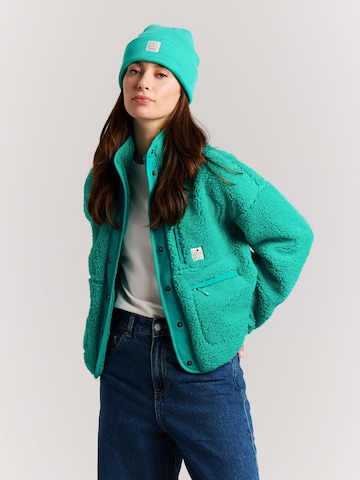 PROTEST Fleece jas 'PRTLUX' in Groen