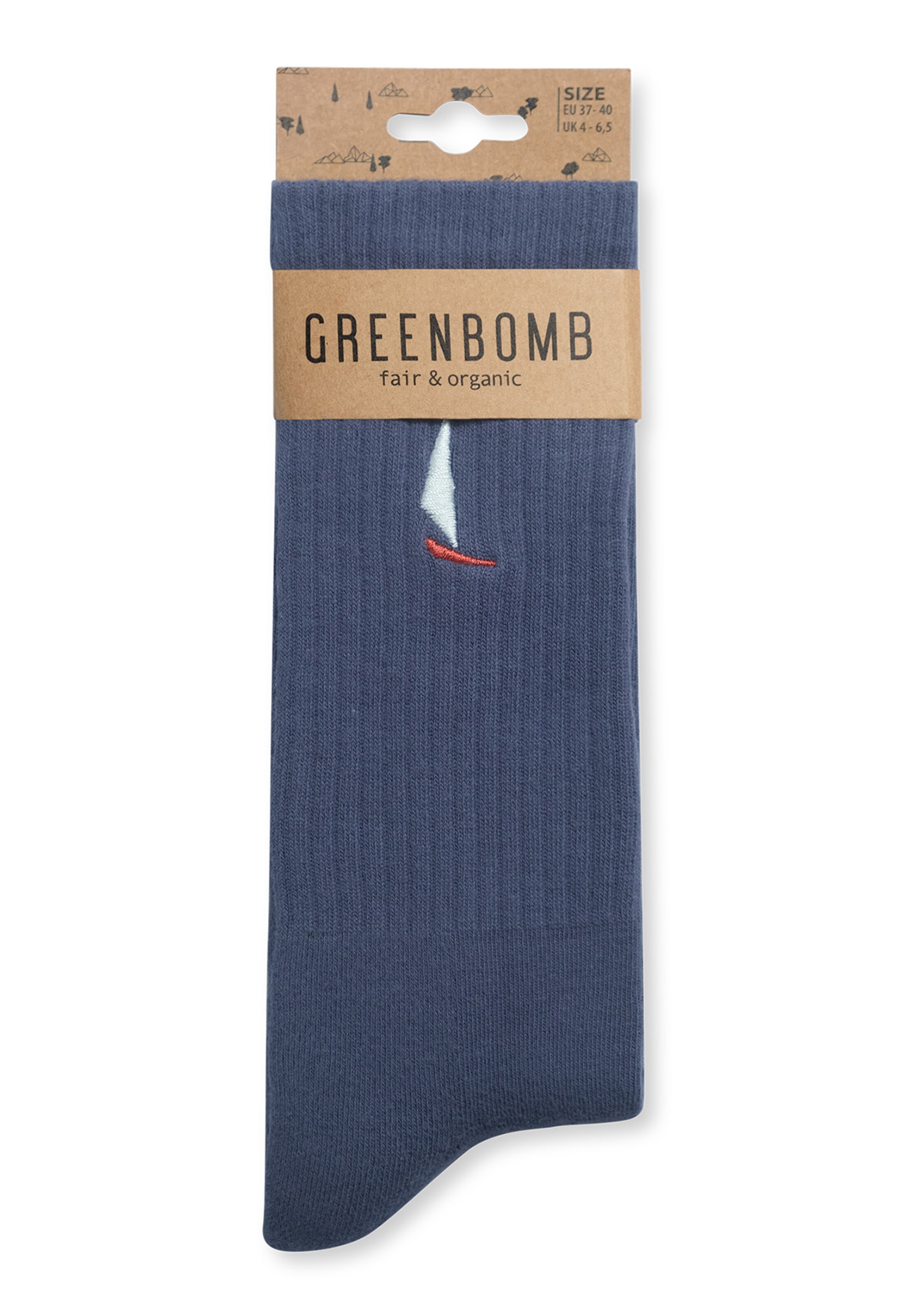 GREENBOMB Sokken in Blauw
