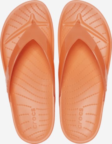 Tongs Crocs en orange
