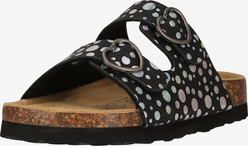 ZigZag Sandale 'Messina' in Schwarz: Vorderseite