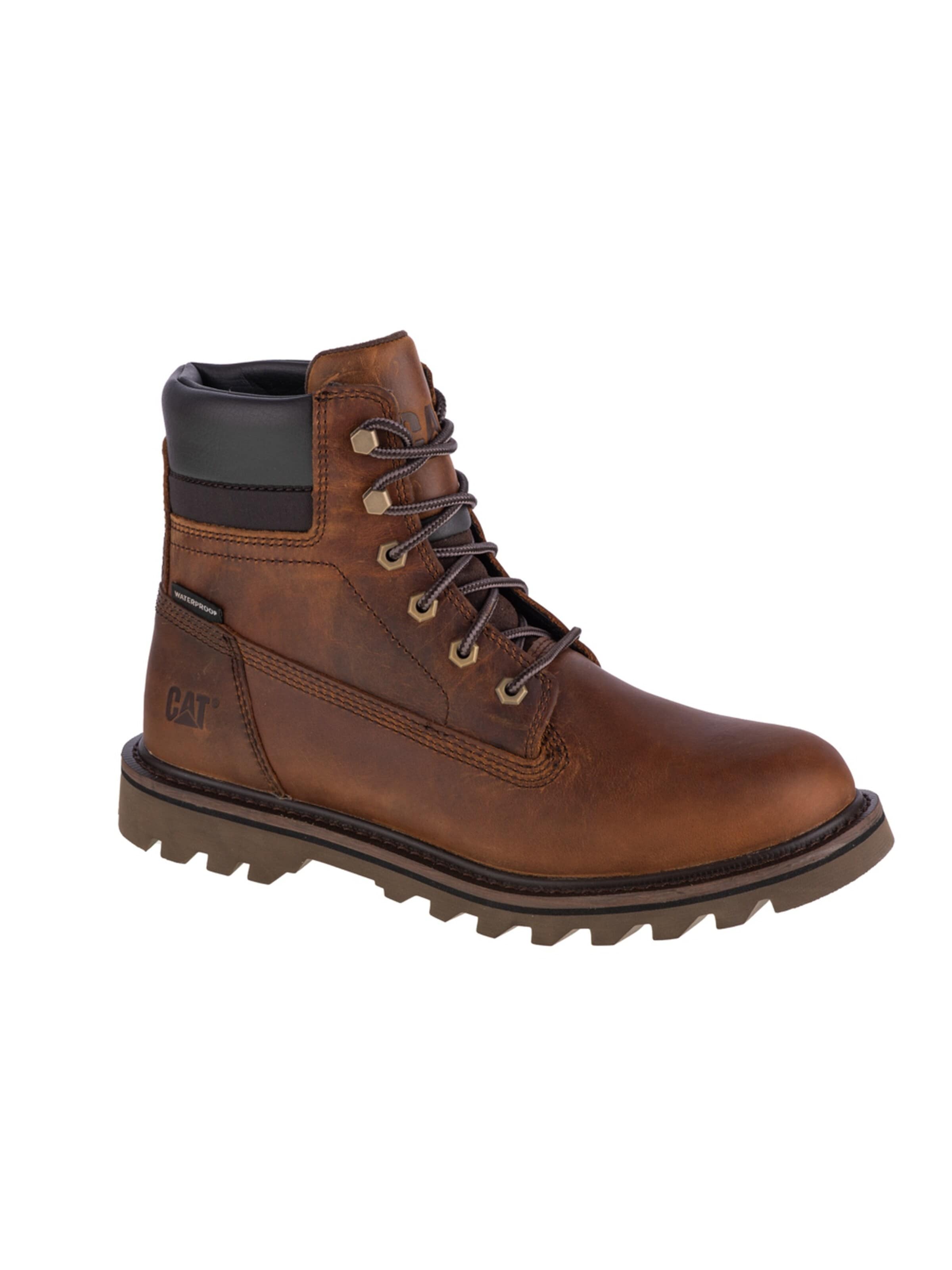 CATERPILLAR Veterboots 'Caterpillar Deplete' in Bruin: voorkant