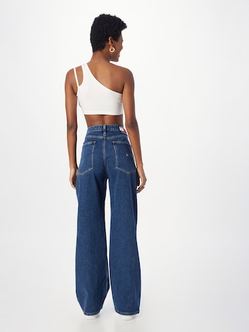 Tommy Jeans Wide Leg Jeans in Blau