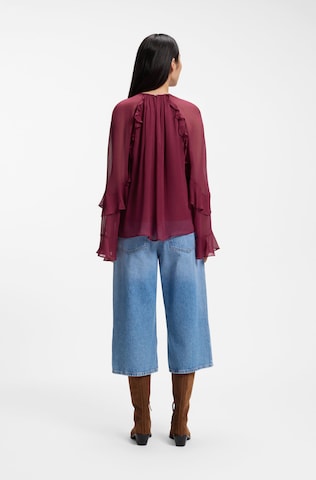 BOSS Bluse in Rot