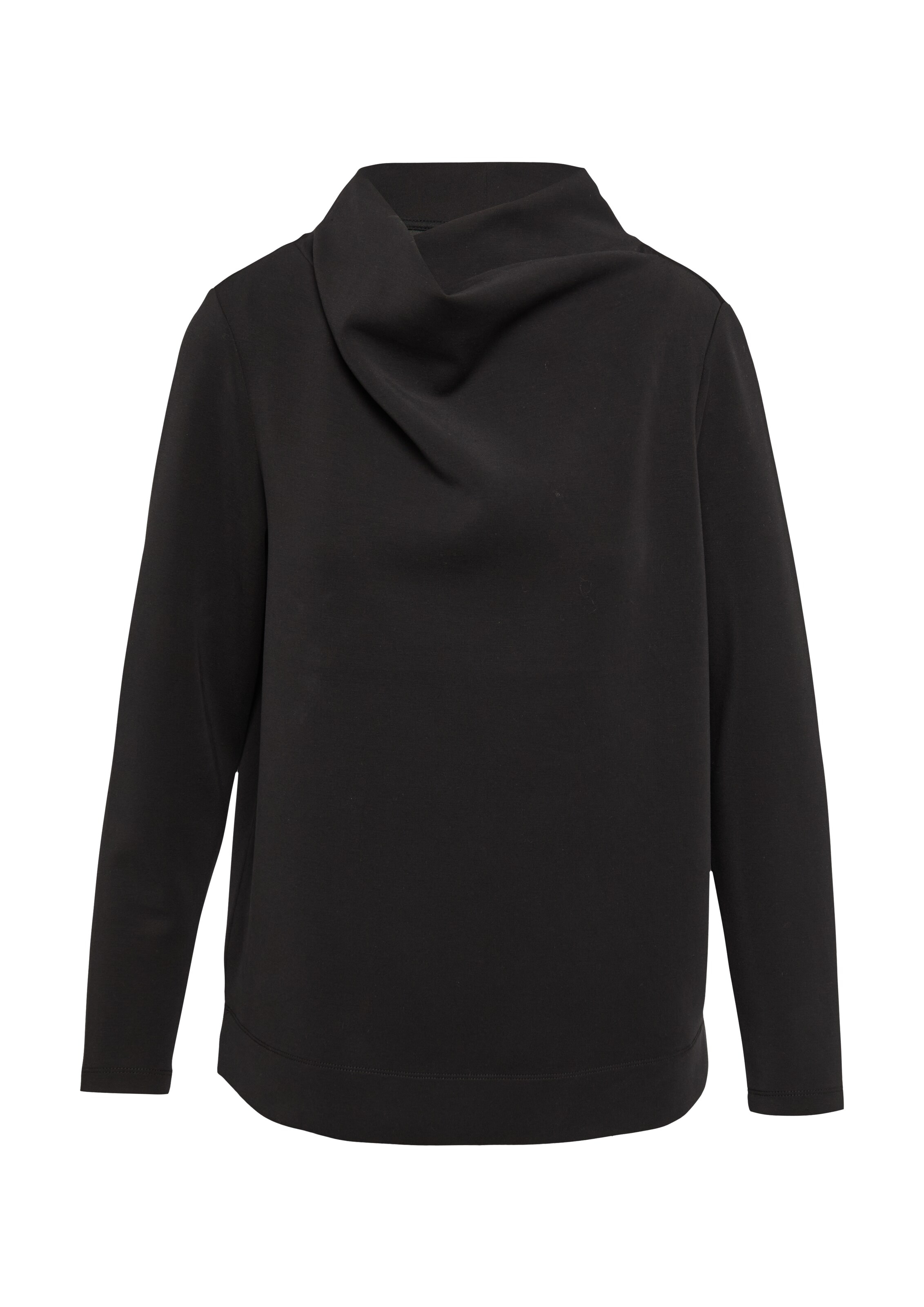 s.Oliver Sweatshirt in Zwart: voorkant