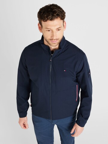 TOMMY HILFIGER Tussenjas in Blauw: voorkant