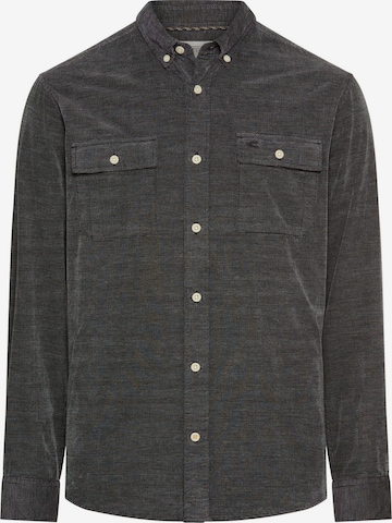 CAMEL ACTIVE Button Up Shirt in Grey: front