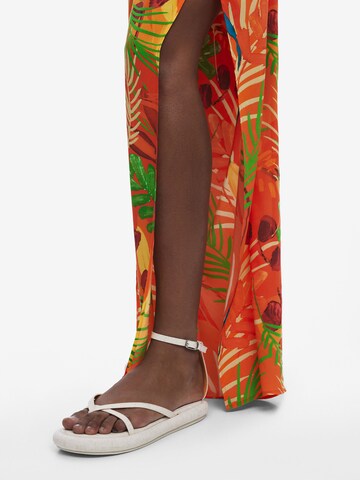 Desigual Loosefit Broek 'Wrap' in Oranje