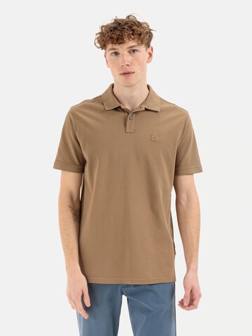 CAMEL ACTIVE Poloshirt in Braun: predná strana