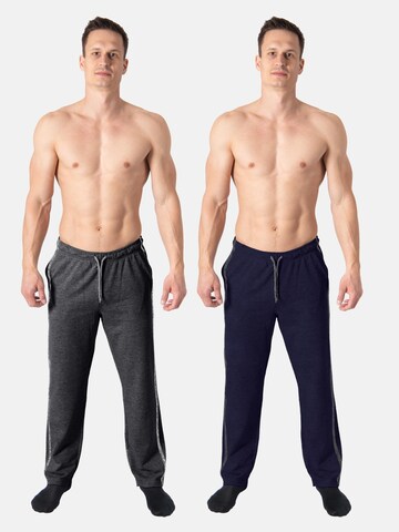 PANTONECLO Pajamas long 'Pantoneclo Men’s Night Wear Long Pajama- 2 PCS' in Blue