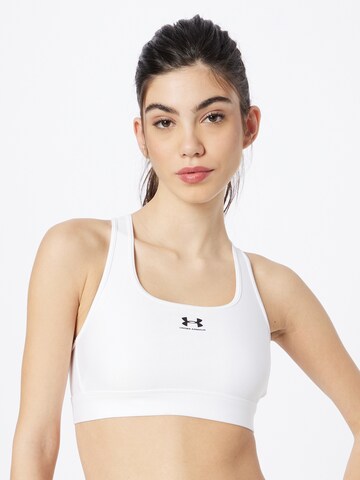 UNDER ARMOUR Bustier Sportmelltartók 'Authentics' - fehér: elől