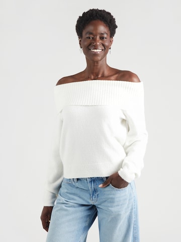 HOLLISTER Sweter w kolorze biały: przód