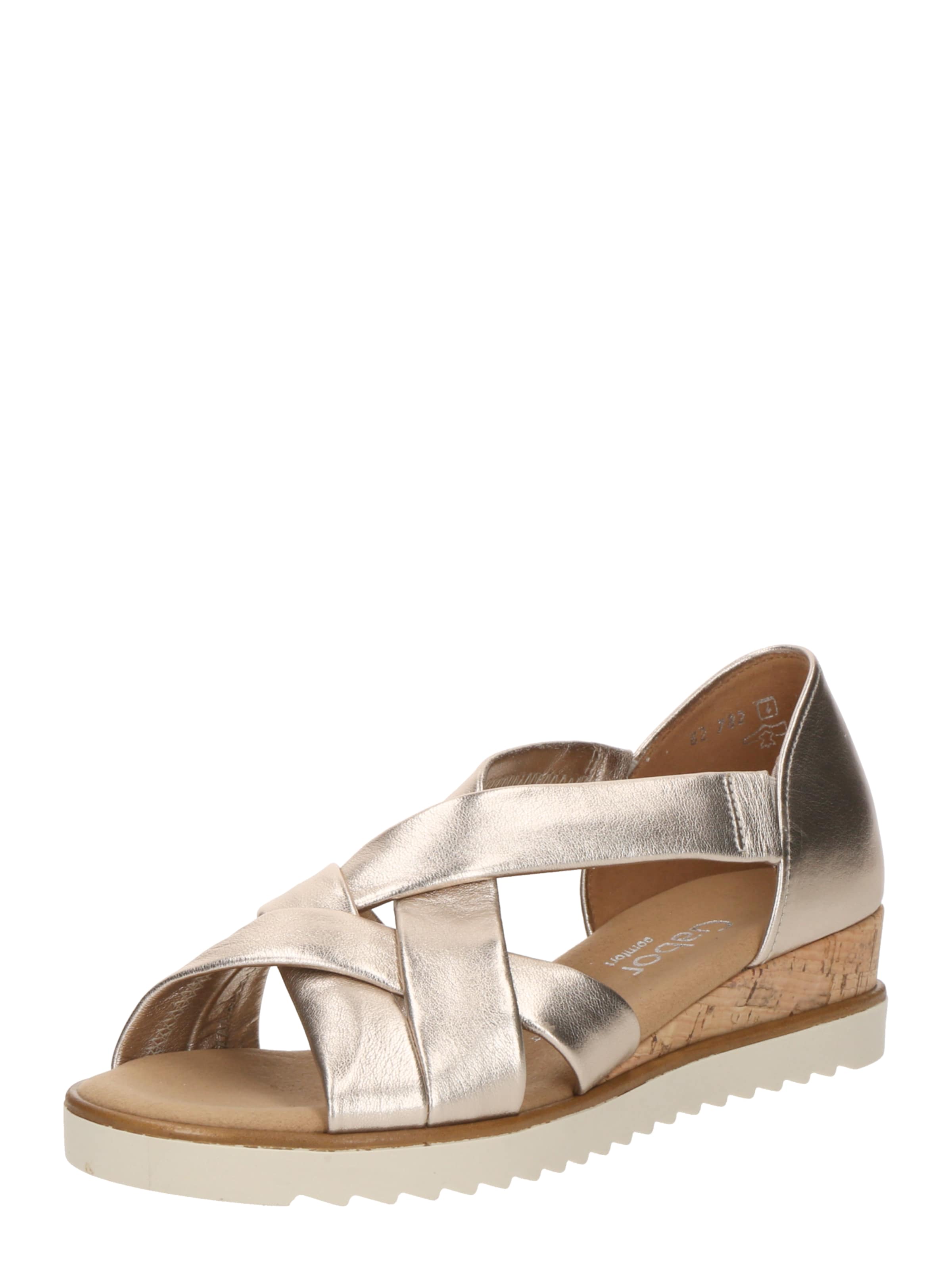 GABOR Sandały w kolorze różowy: przód