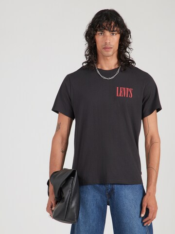 LEVI'S ® T-Shirt in Schwarz: Vorderseite
